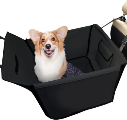 Winbate Medium Dog Car Seat - Scratchproof Waterproof Booster Seat for Large Dogs, SUVs, Cars & Trucks - 19" x 23" x 19"